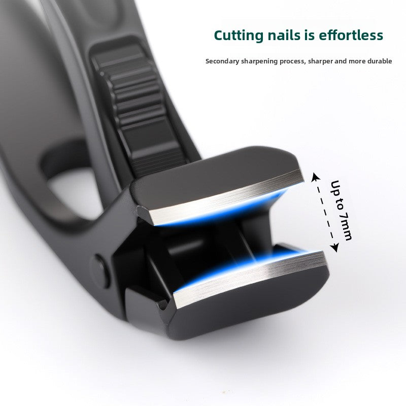 Stainless Steel Nail Clippers with Large Opening