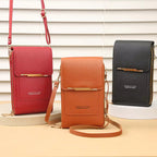 TouchGuard™ Leather Phone Crossbody Bag