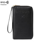 RFID Blocking Premium Leather Travel Wallet