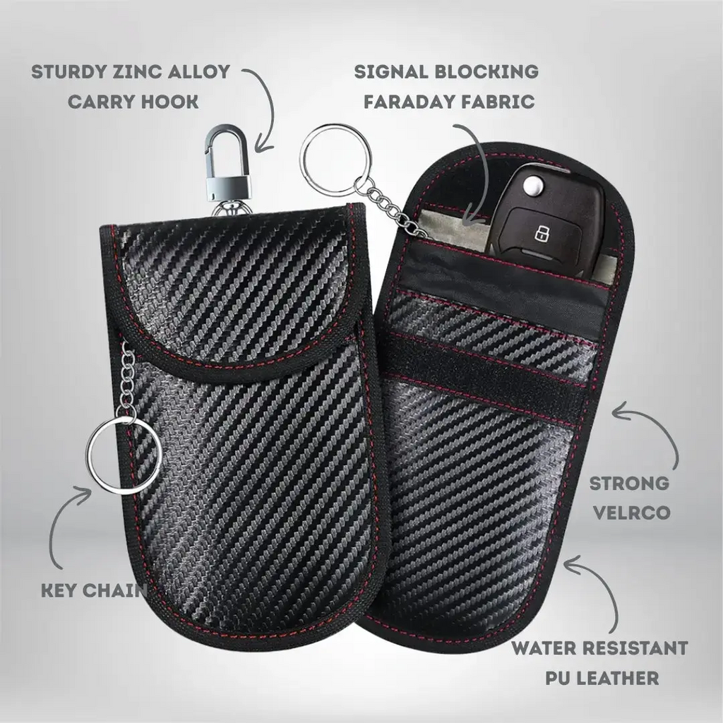 KeyShield Signal-Blocking Faraday Key Pouch